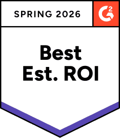 G2 Spring 2026 Best Estimated ROI badge awarded to Collaborator