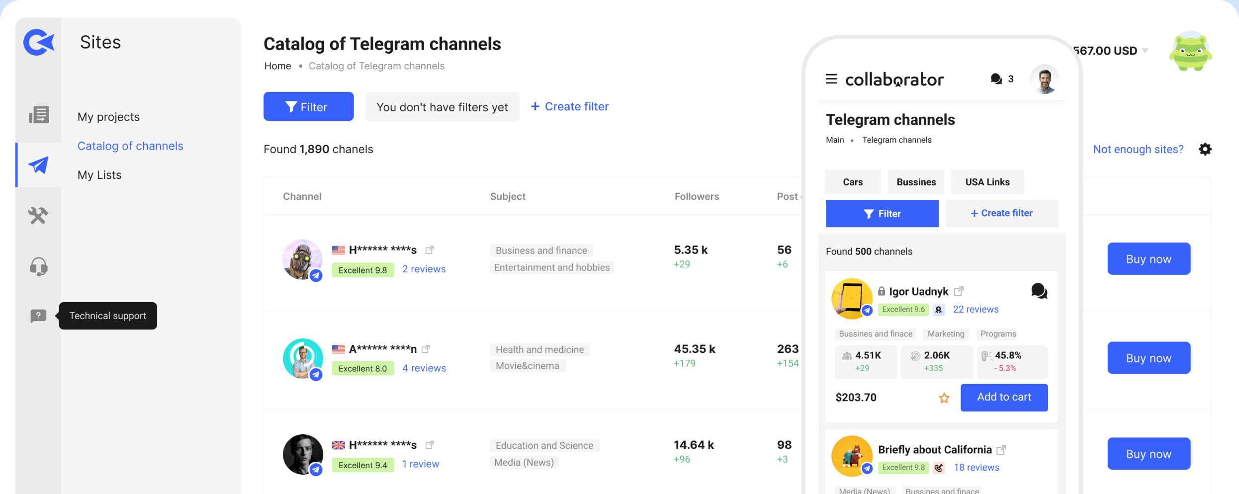 Telegram Advertising Platform. Place Ads in Telegram Channels
