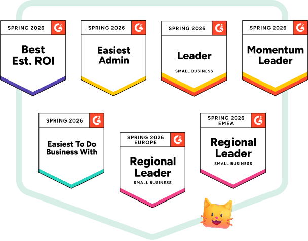 G2 Spring 2026 Content Distribution awards for Collaborator, including Momentum Leader, Leader Small Business, Easiest Admin, Easiest To Do Business With, Best Estimated ROI, and Leader recognition in Europe and EMEA