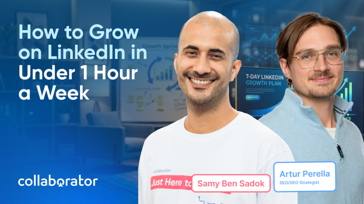 How to Grow on LinkedIn in Under 1 Hour a Week w Artur Perella