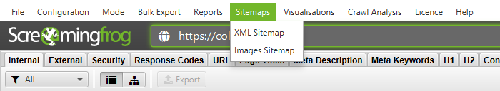 Сервис My Sitemap generator для создания Sitemap XML