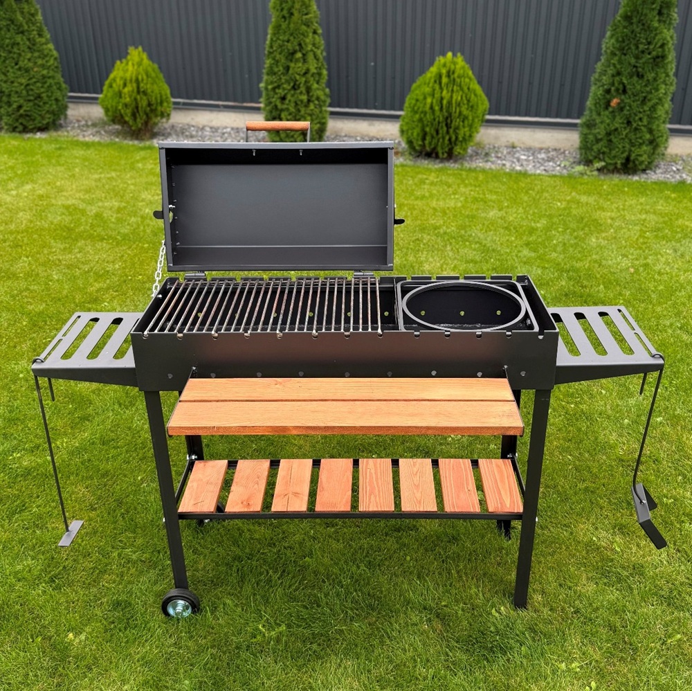 Мангал з решіткою - універсальне рішення для приготування барбекю та шашлику